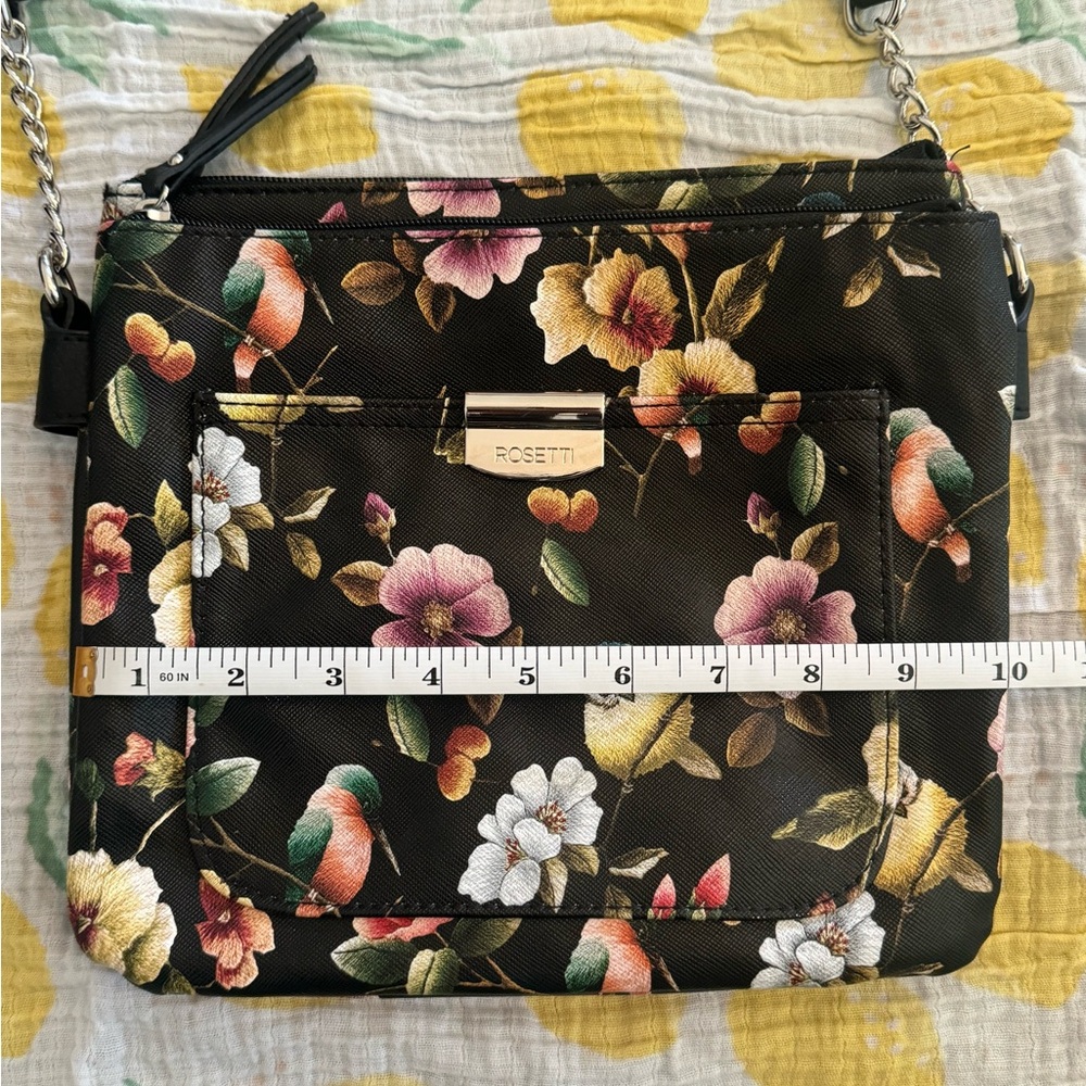 Rosetti Floral Crossbody Shoulder Bag